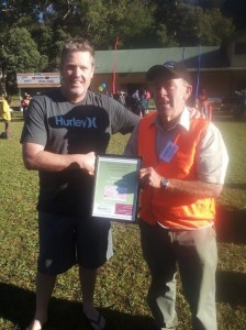 Our Director Rodney with organiser David Hoffman